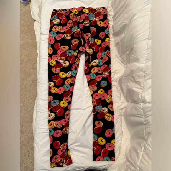 LuLaRoe Black Donut Leggings T/C - Picture 2 of 3